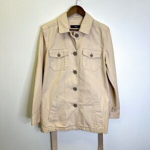 Vintage‎ Gap Denim Barn Chore Coat Cream Size L